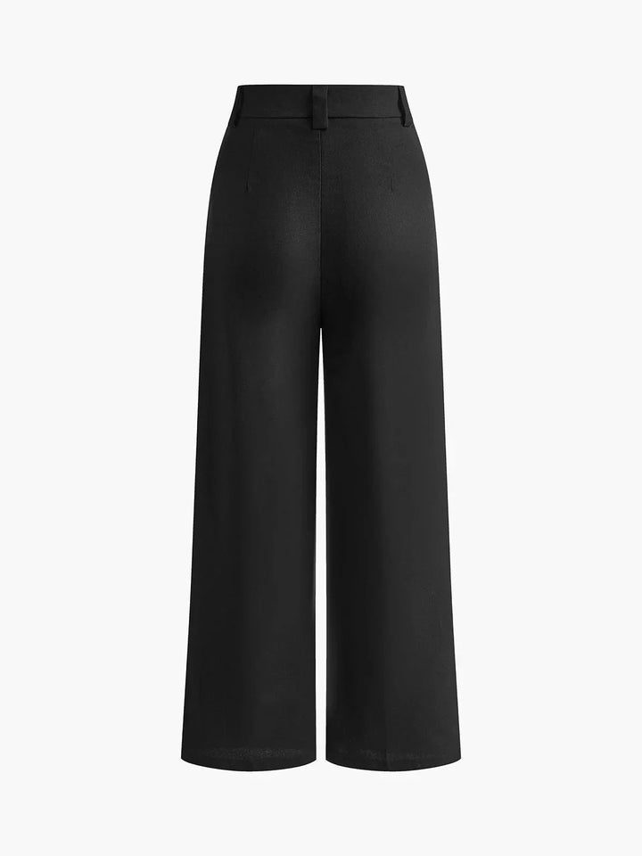Minnie women's vest and pants ensemble in black, pinstripe design, made of soft fabric, ideal for a chic and sophisticated…